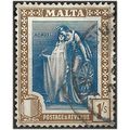 Malta 1922 SG134 1/- Indigo & Sepia Fine Used ....