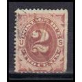 Used J2 2c Postage Due Average W1062