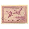 Used RW5 $1 Pintail Drake and Hen Alighting Fin...