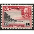 Bermuda 1936 SG99 1d Black & Scarlet Mounted Mi...