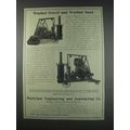 1910 Municipal Eng. Chicago Improved Cube Mixer Ad