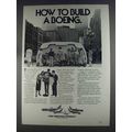 1980 Boeing 767 Airplane Ad - How to Build a Bo...