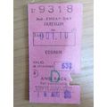 BR Fareham - Cosham Rtn Ticket 1986