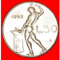 VULCAN (1990-1995): ITALY ★ 50 LIRE 1992R! SMAL...