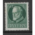 BAVARIA 1914 KING LUDWIG III 60pf GREEN SG E187...