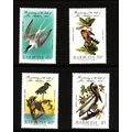 BARBUDA 1985 BIRDS SET 4 VALS U/M MINT#3