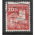 CZECH REPUBLIC 1960 CZECH CASTLES 20H ORANGE KO...