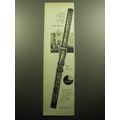 1958 Paris Baby Alligator Belt Ad - From the Continental Collection