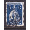 PORTUGAL 1912 - 23 CERES 5c VALUE USED SG497
