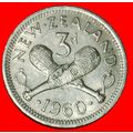 Ⰶ GREAT BRITAIN 1956-1965:NEW ZEALAND★3 PENCE 1...