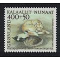 Greenland Chained Sledge Dog and nesting Eiders...