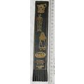 Vintage: black leather bookmark - National wate...