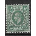 SOMALILAND 1921 GV WMK MULTI SCRIPT CA 1/2A MIN...