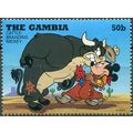 Gambia. 1995. Cattle branding - Mickey (MNH **)...