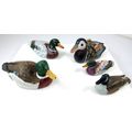 Vintage LOT of 5 Mini Duck Decoy Figures Stone ...
