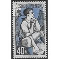 Mi 1128: 40 h. blue-violet/yellow Tenth Anniver...
