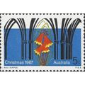 AUSTRALIA, CHRISTMAS, Christmas Bell, blue 1967...