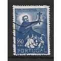 PORTUGAL 1952 3e.50 BLUE ST FRANCIS XAVIER SG10...