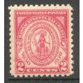 682 2c Massachusetts Fine MNH Q0166