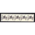 2124 4.9c Buckboard Very Fine MNH Dry Gum PNC 3...