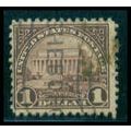 Used 571 $1 Lincoln Memorial Barely Clears M09515