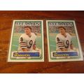 1983 Topps, 2- Rc Cards, JIM McMAHON Rc, Bears #33