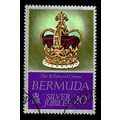 Bermuda 1977 Silver Jubilee 20c Used Stamp QE II