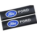 Strap Cover Cushion Pad Carbon Fiber 2pcs Ford ...