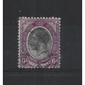 SouthAfrica.SG11 6d Black and Violet.Fine Used....