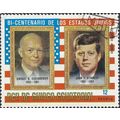 EQUATORIAL GUINEA, D. O. Eisenhower and J. F. Kennedy, red 1975, 12Ek