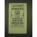 1902 Borden's Eagle Brand Condensed Milk Ad - H...