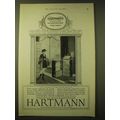 1924 Hartmann Trunk Company Ad - World-wide rec...