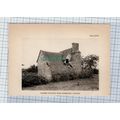 C4530) Normandy Surrey Ruined Cottage - 1908 Clip