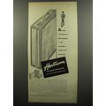1953 Hartmann Skymate Singleton Luggage Ad - Ai...