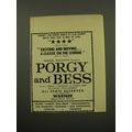 1959 Porgy and Bess Movie Ad - Exciting and moving a classic on the screen