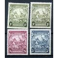 Barbados KGVI 1938 sg 255/6a - MH