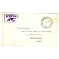 Northern Rhodesia Air Mail 1963 Stampless Cover...