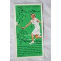 1936 Players Tennis No. 23 Backhand Drive, Mrs ...