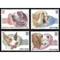 España. 1983. Mi # 2594 / 97. Spanish breed dogs
