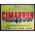 CIMARRON (1960) Vintage U.K. Quad ***Glenn Ford...