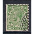 GB 1912 - 24 KGV 1/2d Green shades Wmk 100.(M454 )