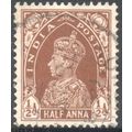 India 1937 - SG 248 - KGV1 ½a brown - used