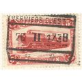 Belgium stamps 1934 - 5f Steam Locomotive (parc...