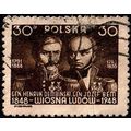 Poland 1948 Revolution 30z Used Stamp
