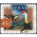 AUSTRALIA, BIRD, Jacana, Irediparra gallinacea, orange 1997, 45c, #3