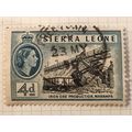 Sierra Leone QE11 1956 4d Black & Slate Blue Us...