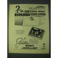 1958 Stratton Expanda Cuff Links Style No. 2070 Ad - Do you wear these