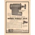BETTS MACHINE COMPANY 1957 truck tank Warren hy...