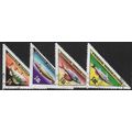 1962 4 different values - fine used (o) - FISH