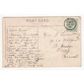 1910 Jersey Single Ring Postmark on Postcard